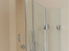 Cabină de duș Alux Premium de tip L 140x90 - sticlă securizată